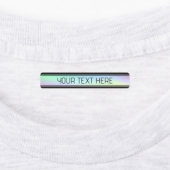 Moderner Farbenfroher und bearbeitbarer Text Etiketten (Befestigt)