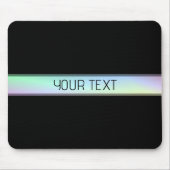 Moderner Farbenfroher und bearbeitbarer Text Mousepad (Vorne)