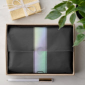 Moderner Farbenfroher und bearbeitbarer Text Seidenpapier (Geschenk)