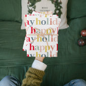 Moderner, farbenfroher Urlaub Geschenkpapier Set