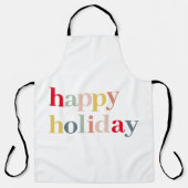 Moderner, farbenfroher Urlaub Schürze (Vorderseite)