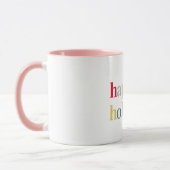 Moderner, farbenfroher Urlaub Tasse (Links)