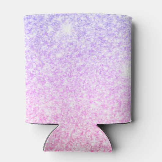 Moderner farbiger Glitzer Glitzern Personalisiert Dosenkühler (Rückseite)