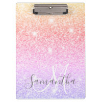 Moderner farbiger Glitzer Glitzern Personalisiert