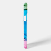 Moderner farbiger, marbelierter, benutzerdefinierb Case-Mate iPhone hülle (Rückseite / Rechts)