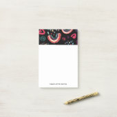 Moderner, farbiger Regenbogen Post-it Klebezettel (Auf Schreibtisch)