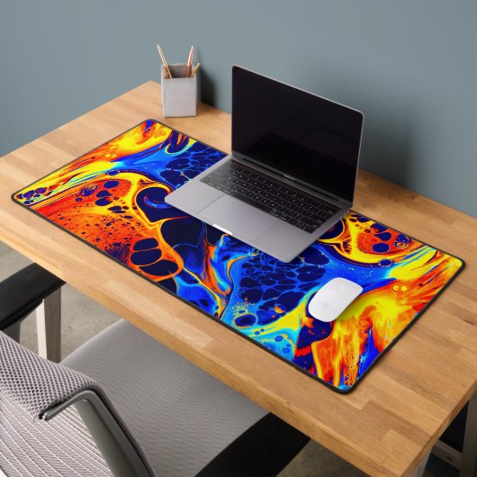 MODERNER, FARBLICHER WAVY ABSTRAKTER STIL SCHREIBTISCHUNTERLAGE (Büro 2)