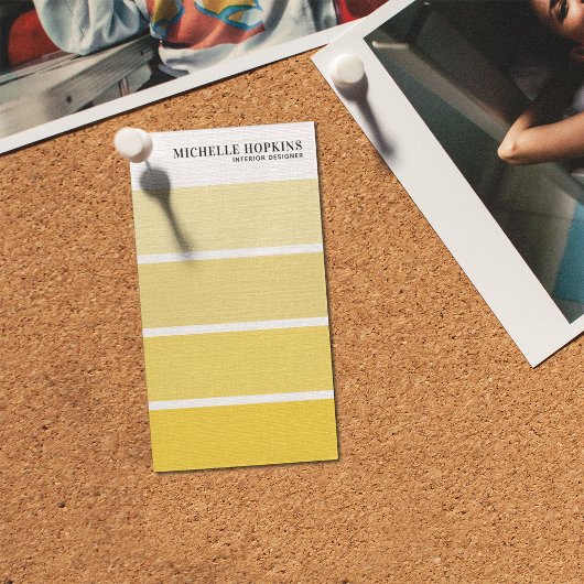 Moderner Farbstreifen | Innenarchitekt Visitenkarte