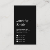 Moderner Farbverlauf bunter holografischer Make-up Visitenkarte (Rückseite)