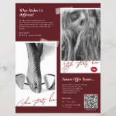 Moderner Fashion-Butique- Flyer (Hinten)