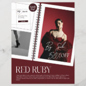 Moderner Fashion-Butique- Flyer (Vorne)