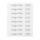 Moderner Feiertag wünscht schwarzes (Bogen)