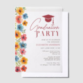 Moderner, feiner, blumenreicher Abschluss Pergament Einladungen (Versetzt)