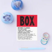 Moderner, feiner, Boxing Class Adverter Flyer (Einzeln)