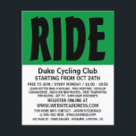 Moderner, feiner, Cycling Club Werbung Flyer<br><div class="desc">Moderne,  feine,  Cycling Club Werbe-Flyer vom Business Card Store.</div>