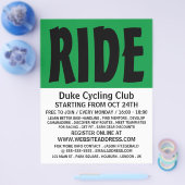 Moderner, feiner, Cycling Club Werbung Flyer (Einzeln)