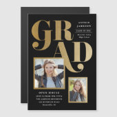 Moderner, feiner Typ-2-Foto-Abschluss Magnetkarte (Vorne/Hinten)