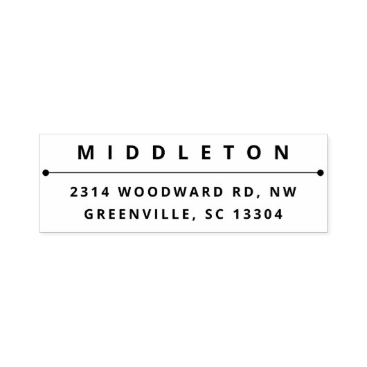 Moderner, feiner Typ Permastempel (Design)