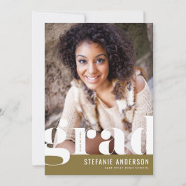 Moderner, feiner Typografie Gold Foto Abschluss Ankündigung