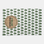 Moderner FELIZ NAVIDAD Weihnachtsbaum Geschirrtuch (Horizontal)