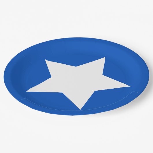 Moderner feministischer SymbolSuffragette Pappteller (Schrägansicht)