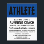 Moderner, fett- und athletischer Lesson Advert Fly Flyer<br><div class="desc">Moderne,  fett-athletische Lektionen Werbe-Flyer im Business Card Store.</div>