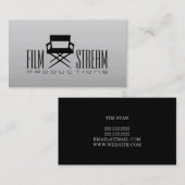 Moderner Filmregisseur/in Visitenkarte (Vorne/Hinten)