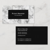 Moderner Finanzberater Visitenkarte (Vorne/Hinten)