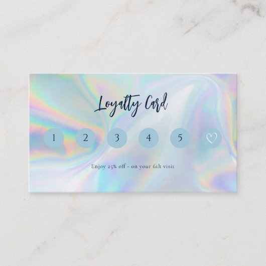 Moderner Firmenkunde Treuekarte (Vorderseite)