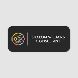 Moderner Firmenlogo Mitarbeiter von Magnetic Namensschild