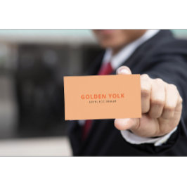 Moderner Firmenname des Eierhändlers mit Adresse Visitenkarte