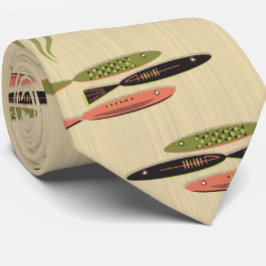 Moderner Fisch aus dem Mittelalter Krawatte