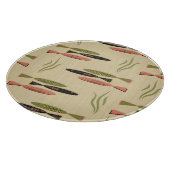 Moderner Fisch aus dem Mittelalter Schneidebrett (Ecke)