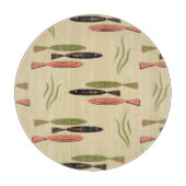 Moderner Fisch aus dem Mittelalter Schneidebrett (Vorderseite)