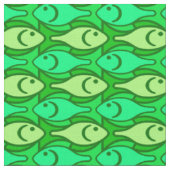 Moderner Fisch aus der Mitte des Jahrhunderts in K Stoff (Nahaufnahme)