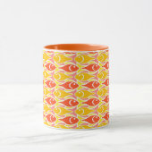 Moderner Fisch, Mandarine orange Tasse (Zentrum)