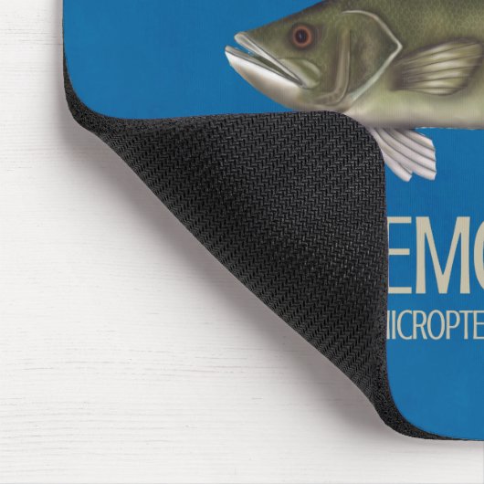 Moderner Fischfang Große Mouth Bass Einfache Angle Mousepad (Ecke)