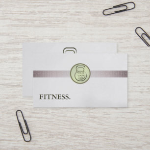 Moderner Fitness-Personal-Trainer Visitenkarte
