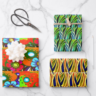 Moderner Flair! Geschenkpapier Set