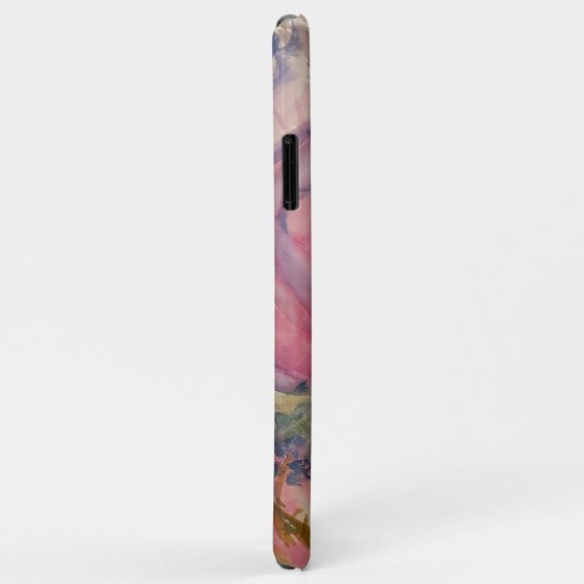 MODERNER FLORAL MIT NAME Case-Mate iPho iPhone Hülle (Hinten/Rechts)