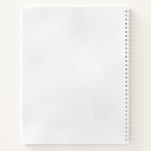 Moderner floraler Monogram Letter G Blue Gold Notizblock (Rückseite)