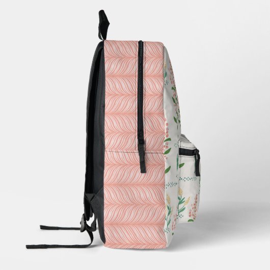 Moderner floraler Rucksack (Links)