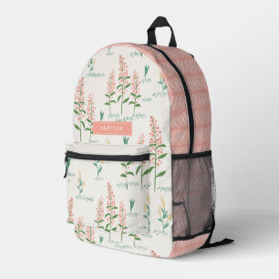 Moderner floraler Rucksack