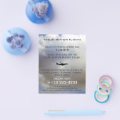 Moderner Flug, Flyer für Werbung in der Fluggesell (Einzeln)