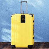 Moderner Flugkompass und Flugzeug, schwarz, kunden Gepäckanhänger