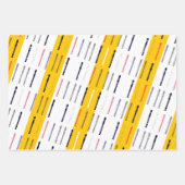 Moderner Flute Einfache Coole Musik Minimaler Flut Geschenkpapier Set (Vorderseite)