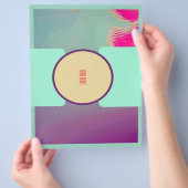 Moderner Flyer (Hand)