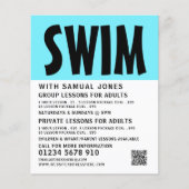 Moderner Flyer für Badewerbung (Vorne)