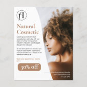 Moderner Flyer für ein Schönheitssalon (Vorne)