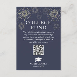 Moderner Fonds zur Uni von Feuerwerkskörpern Absch Begleitkarte